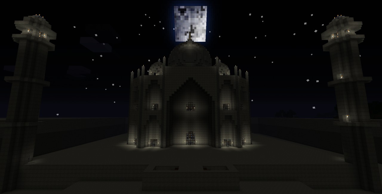 Taj Mahal at night